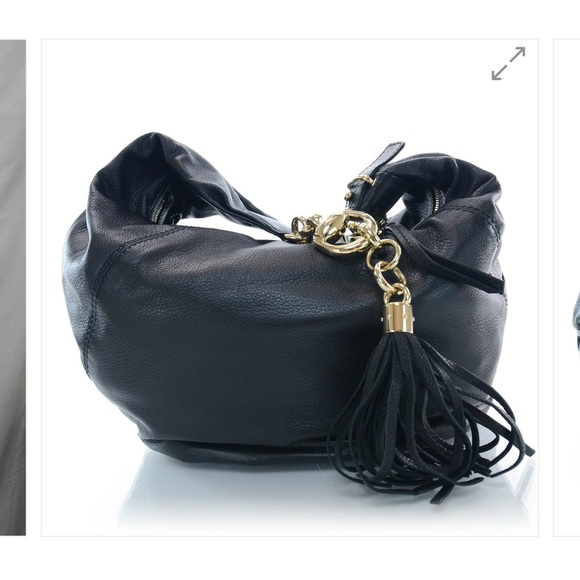 GUCCI Sienna Medium Black Leather Hobo Bag - Picture 3 of 9